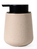 Autumnlife Ceramic Soap Dispenser | 12oz Beige Refillable Hand Lotion Pump