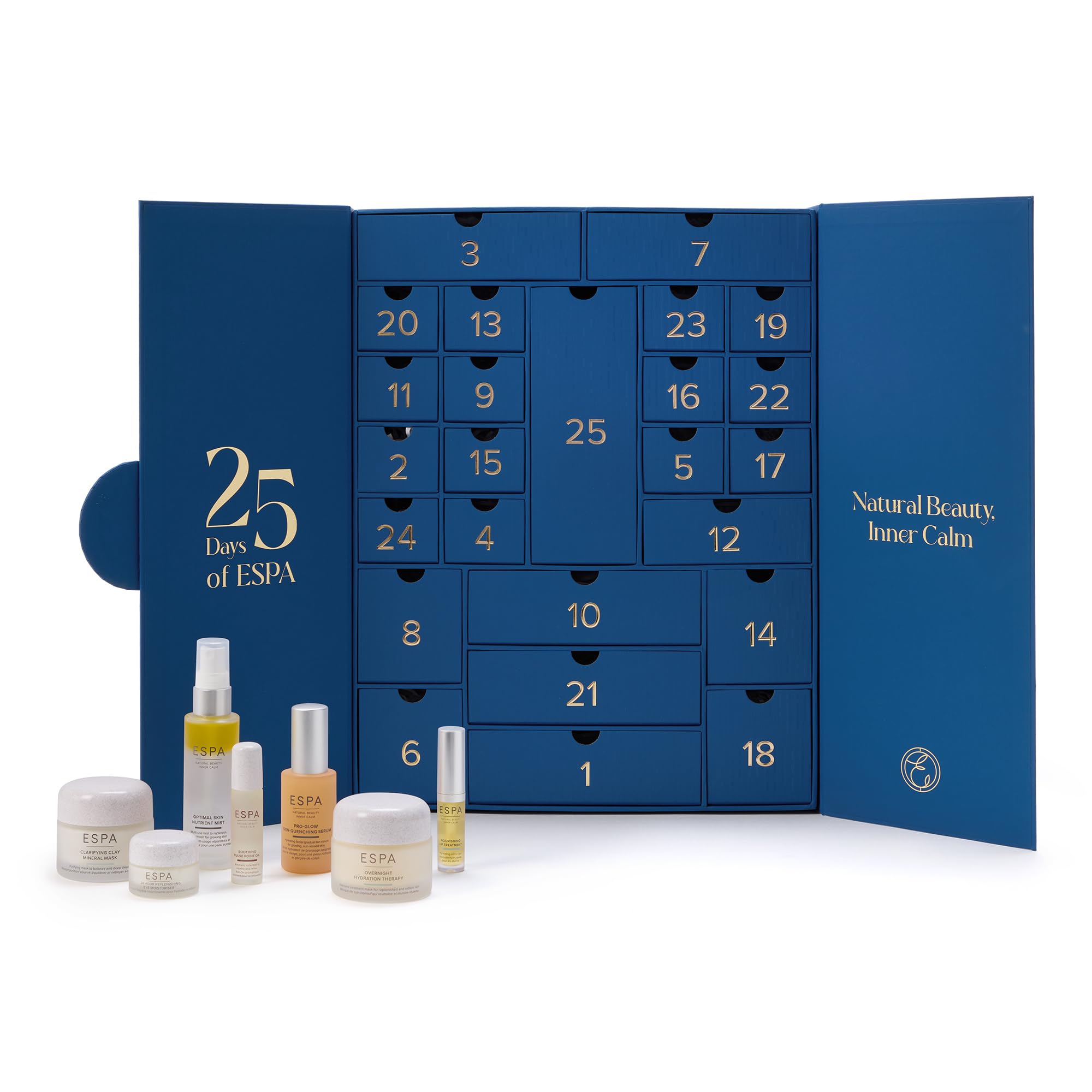 ESPA Wellness Advent Calendar – 25 Piece Luxury Beauty Spa Gift Set
