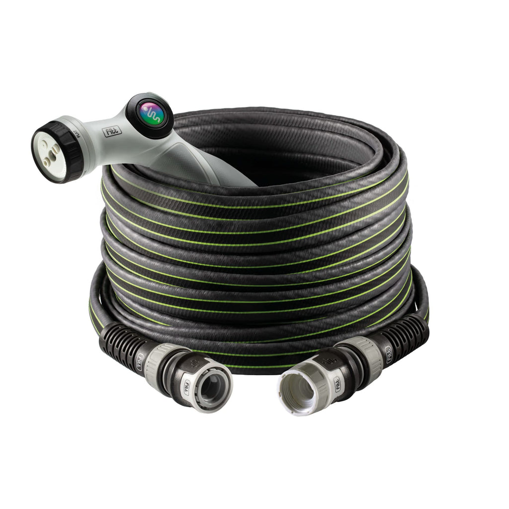 FITT Force 5/8" 40m Garden Water Hose | Lightweight Kink-Free Irrigation