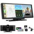 10.26" Wireless Car Stereo with 4K Dashcam & CarPlay