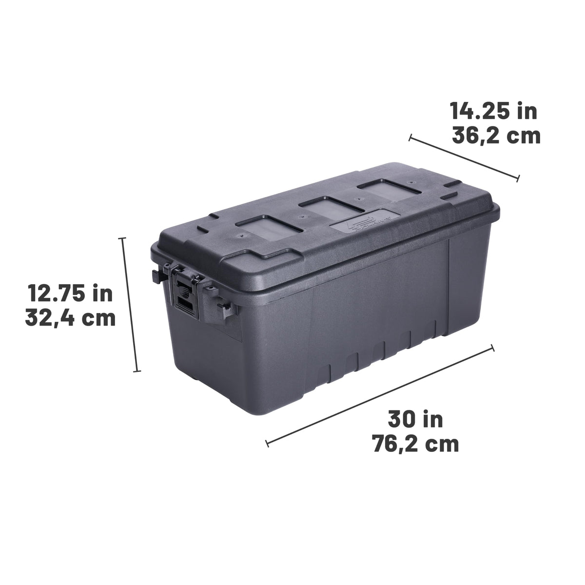 PLANO Sportsman's Trunk - Medium 64ltr,Olive Drap Green, Military-Grade Storage Box with Lid, Heavy Duty, Large, Camping & Army Storage Trunks - image 2