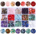 Colle 844pcs Crystal Beads for Jewellery Making - 15 Color Gemstone Kit