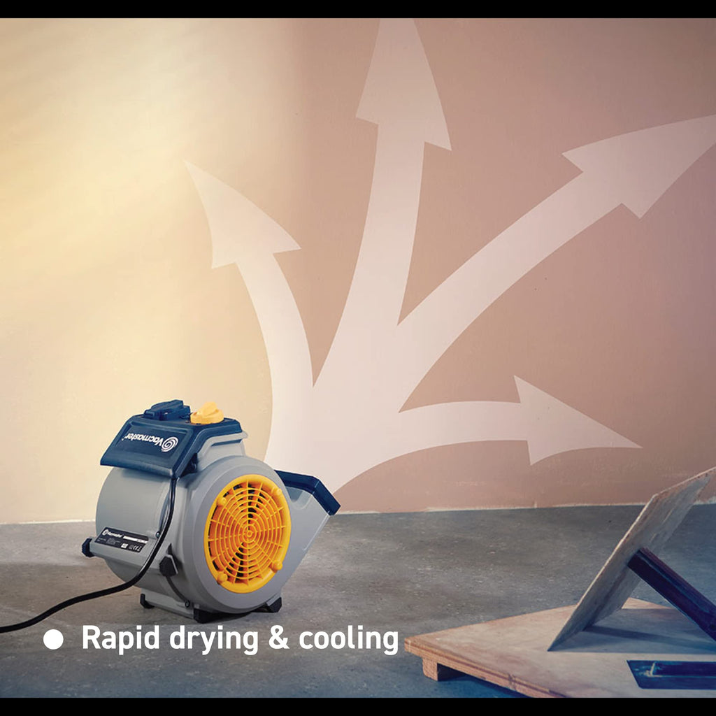 Vacmaster Air Mover Floor Fan – 3-Speed Portable Carpet Blower & Dryer