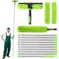 4m Window Squeegee Cleaner Kit – 2-in-1 Telescopic Glass Tool