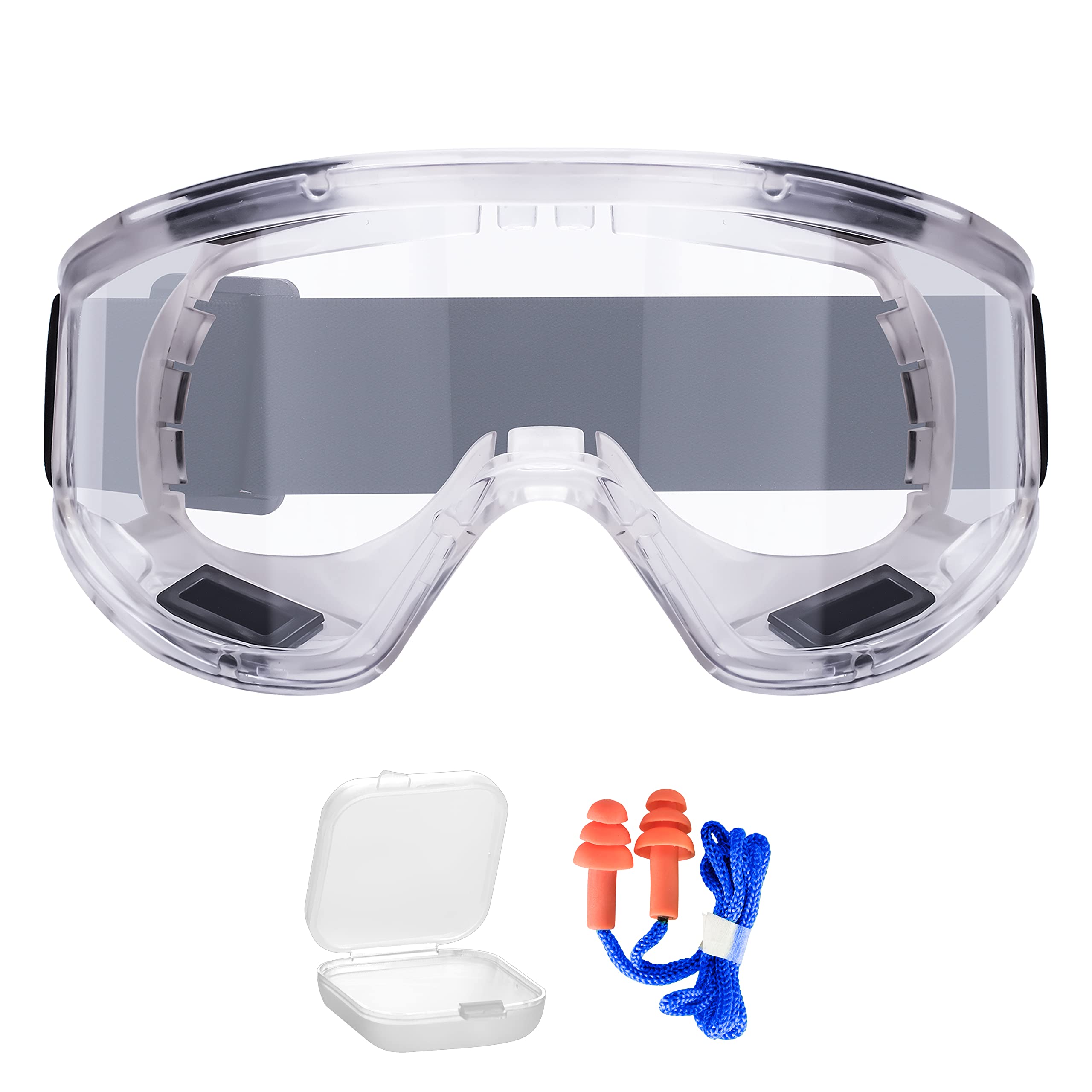 AirGearPro Vision-1000 Anti-Fog Safety Goggles | Clear Eye Protection