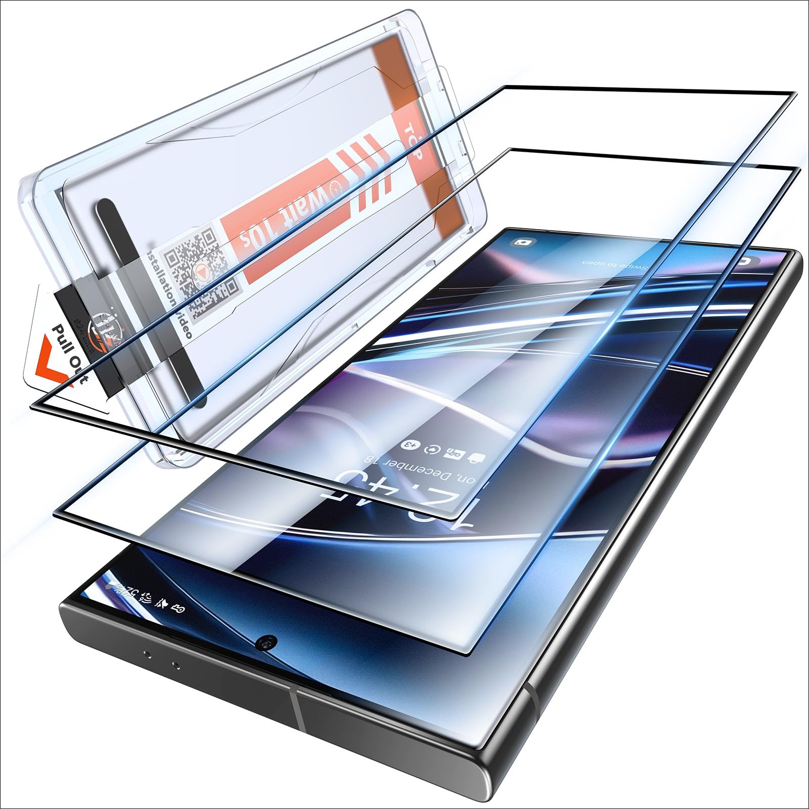 LK Samsung S24 Ultra Tempered Glass Screen Protector – 2 Pack HD Clear