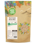 Whole Food Earth Short Grain Brown Rice – 3kg Natural Vegan Whole Grain