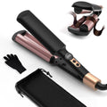 UKLISS Mini Hair Waver – 2 Barrel Mermaid Curling Iron for Beach Waves