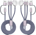 3-in-2 USB C Multi Charger Cable for Apple Watch & iPhone