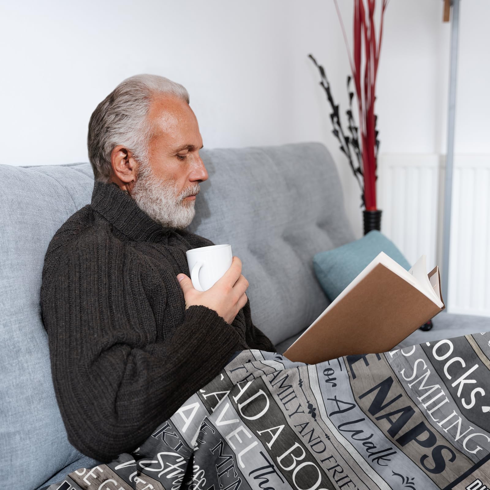 Retirement Blanket for Men – Soft Fleece Throw Gift, 200x150cm