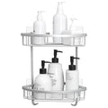 GRICOL Corner Shower Shelf | 2-Tier No-Drill Rustproof Aluminium Caddy