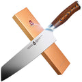 TUO 8.5" Kiritsuke Chef Knife | German High Carbon Steel & Pakkawood
