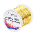 Anezus 20 Gauge Jewelry Wire – Gold Tarnish Resistant Copper Craft Wire