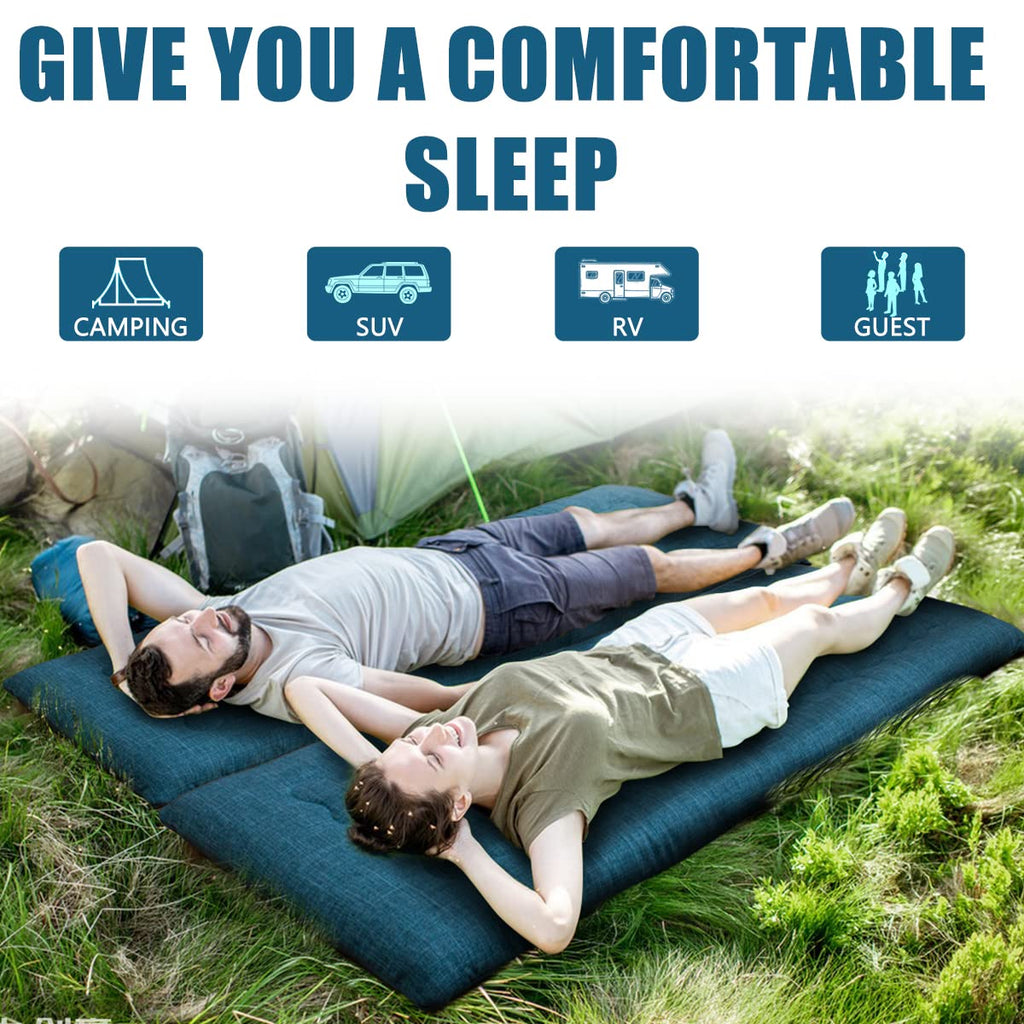 MAXYOYO Portable Foldable Futon Mattress | High-Density Foam Floor Pad