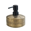 WENKO Rivara Gold Ceramic Soap Dispenser – Hand Painted 400ml Pump