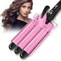25mm 3 Barrel Hair Waver | Ceramic Mermaid Waves Curling Iron