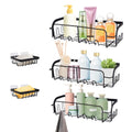 Evenpop 5 Pack Shower Caddy – Rustproof Stainless Steel No-Drill Shelf