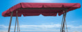Universal 3-Seater Swing Replacement Roof - Bordeaux Polyester