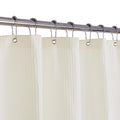 Barossa Design Extra Long Waffle Weave Shower Curtain | 84" Heavy Duty