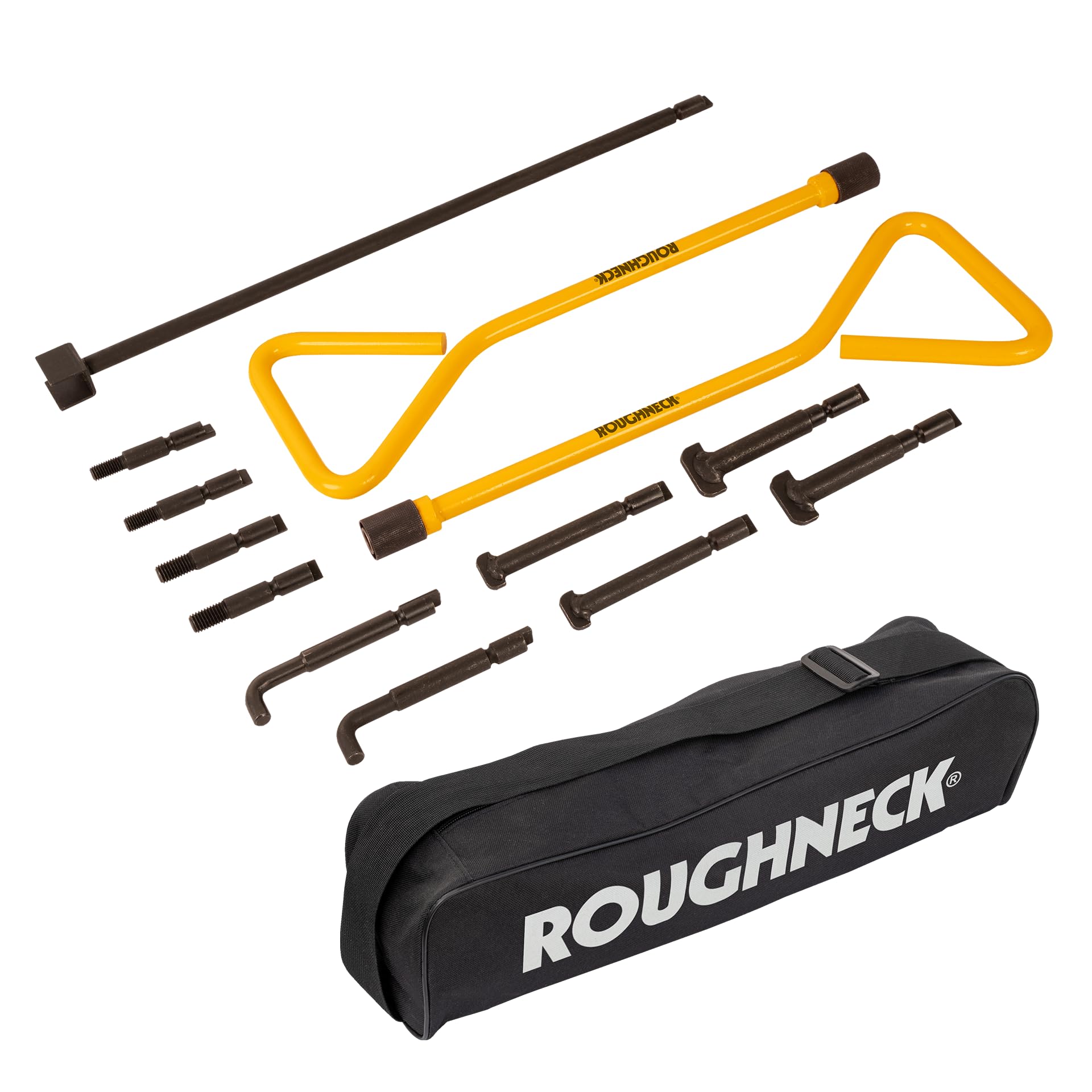 Roughneck Universal Manhole Key Set | 13-Piece Heavy-Duty Carbon Steel