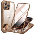 Miracase iPhone 16 Pro Max Case | Full Body Glass with Screen Protector