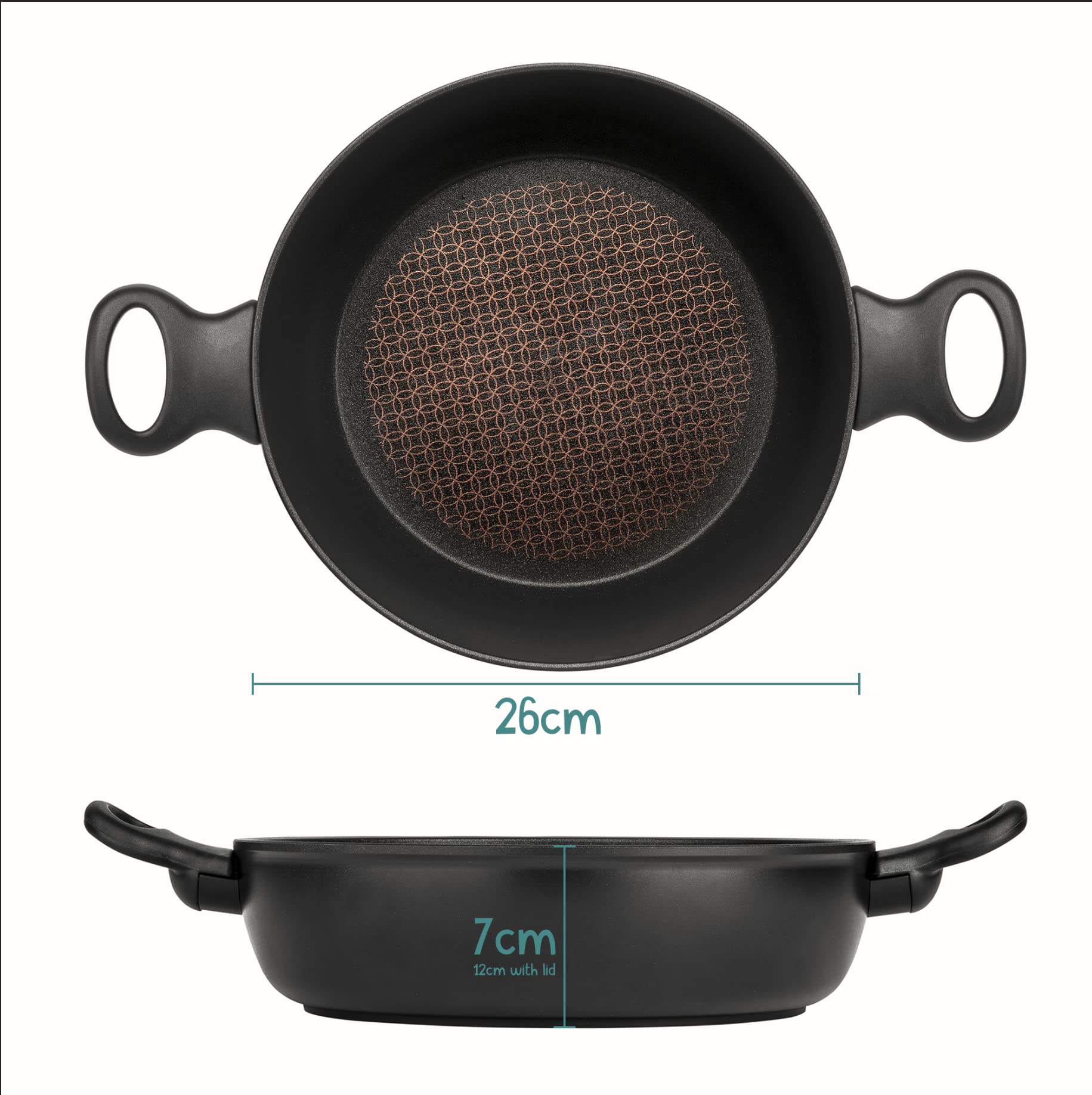 Prestige Nadiya 4-in-1 Non-Stick Wok 26cm | Induction & Oven Safe Pan