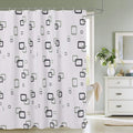 Trimming Shop Waterproof Polyester Shower Curtain - Anti-Mould, 180x200cm