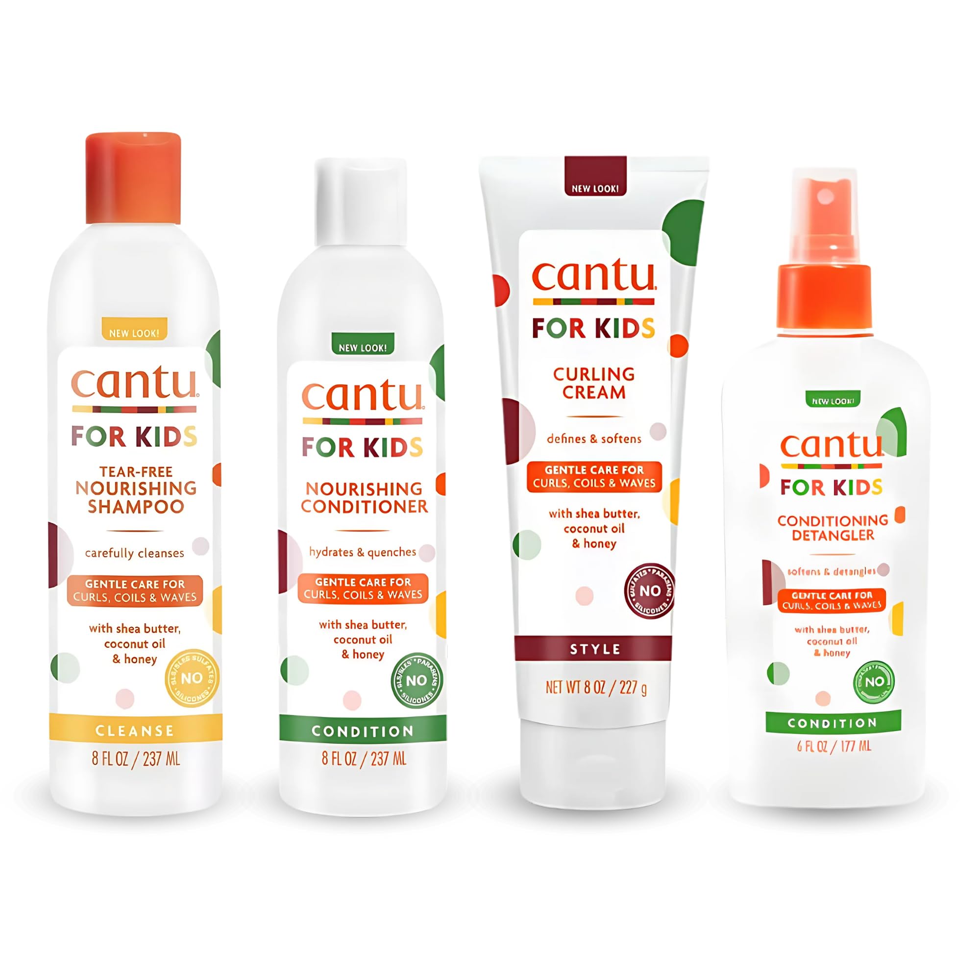 Cantu Care for Kids 4-Piece Set | Shea Butter Hair Care for Textured Hair