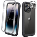 Diaclara iPhone 14 Pro Max Rugged Case with Screen & Lens Protector