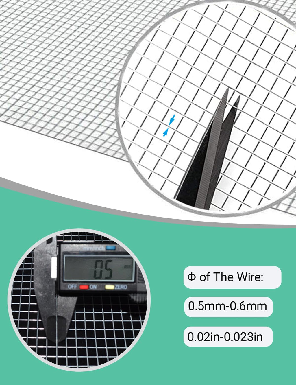 C&Xanadu Rodent Mesh – 400mm x 12m Galvanised Steel Rat Proof Wire Roll