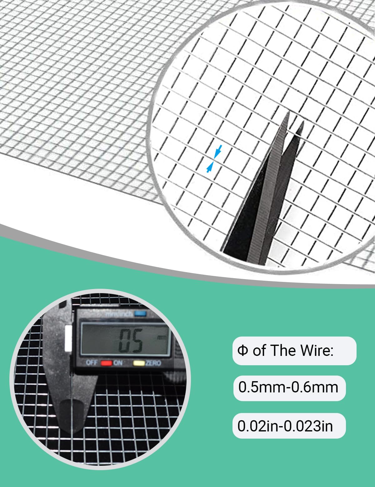 C&Xanadu Rodent Mesh – 400mm x 12m Galvanised Steel Rat Proof Wire Roll