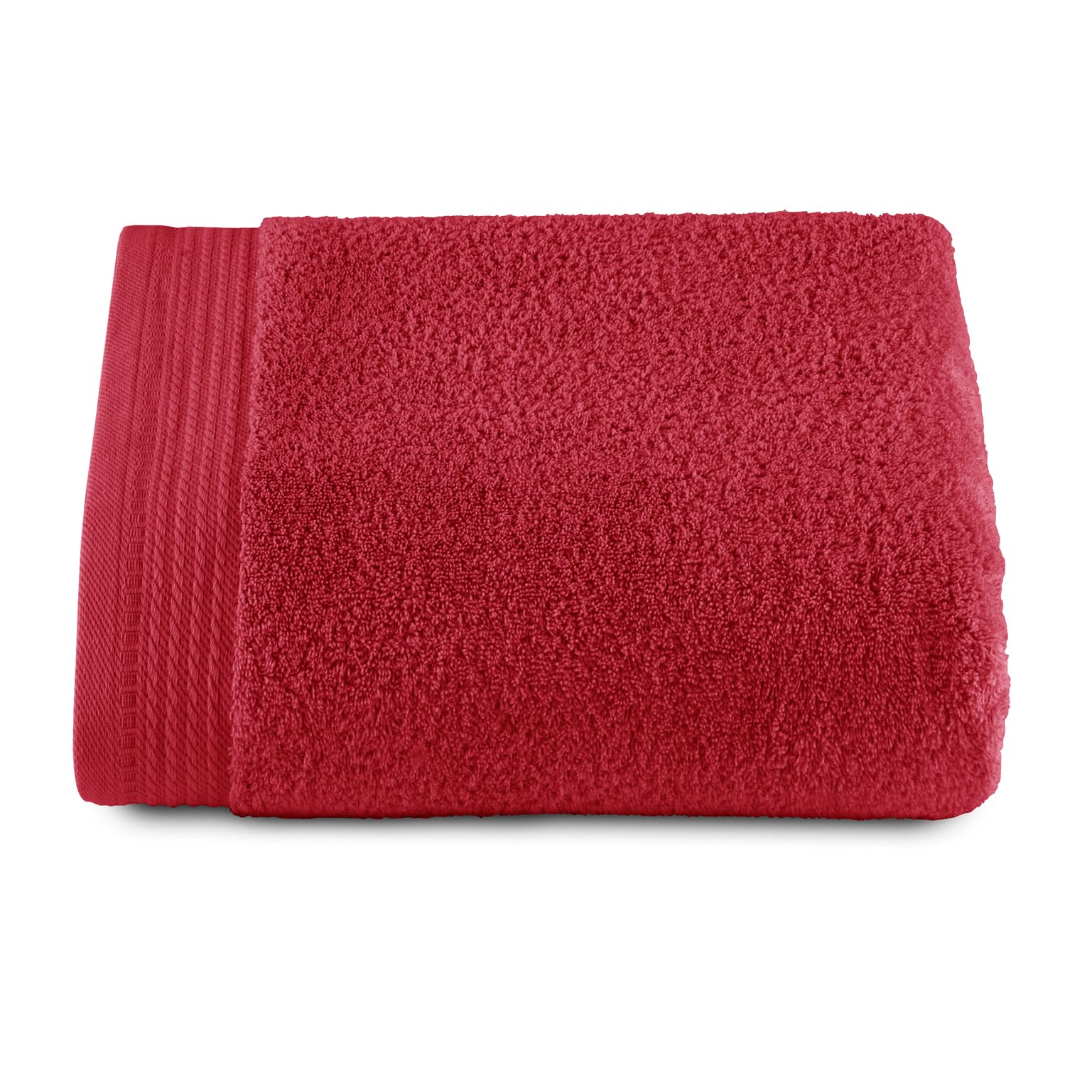 Top Towel Large Shower Towel – 100% Combed Cotton 600 GSM – Red