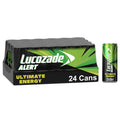 Lucozade Alert Ultimate Energy Drink with Vitamin B3, 250ml - Pack of 24