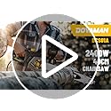 DOVAMAN 2400W Electric Chainsaw – 16 Inch Oregon Bar with 2 Chains