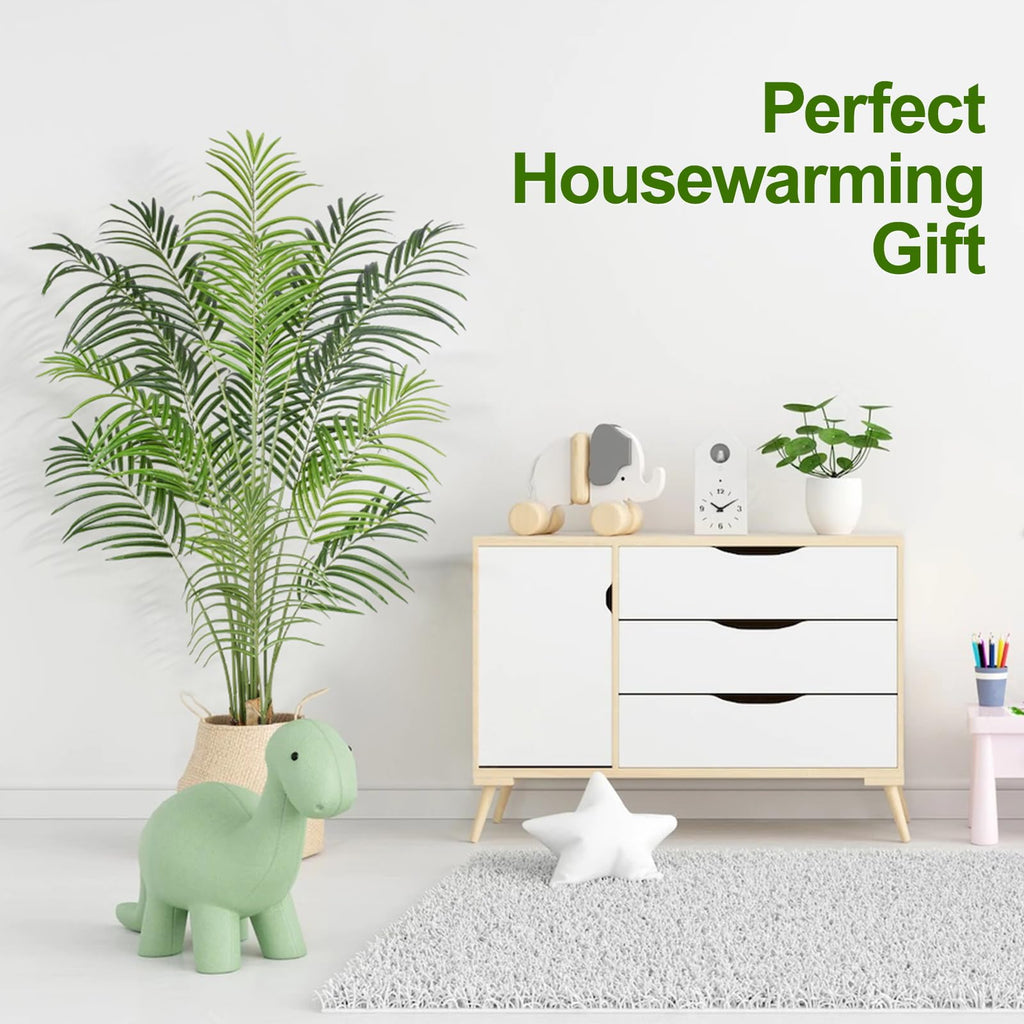 Keeplush 170CM Artificial Palm Tree | Tall Faux Areca Palm with Real Bark