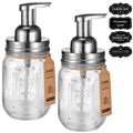 Mason Jar Foaming Soap Dispenser – Rustproof Stainless Steel
