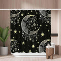 Woutay Moon Shower Curtain | Mold Resistant Waterproof Polyester Fabric