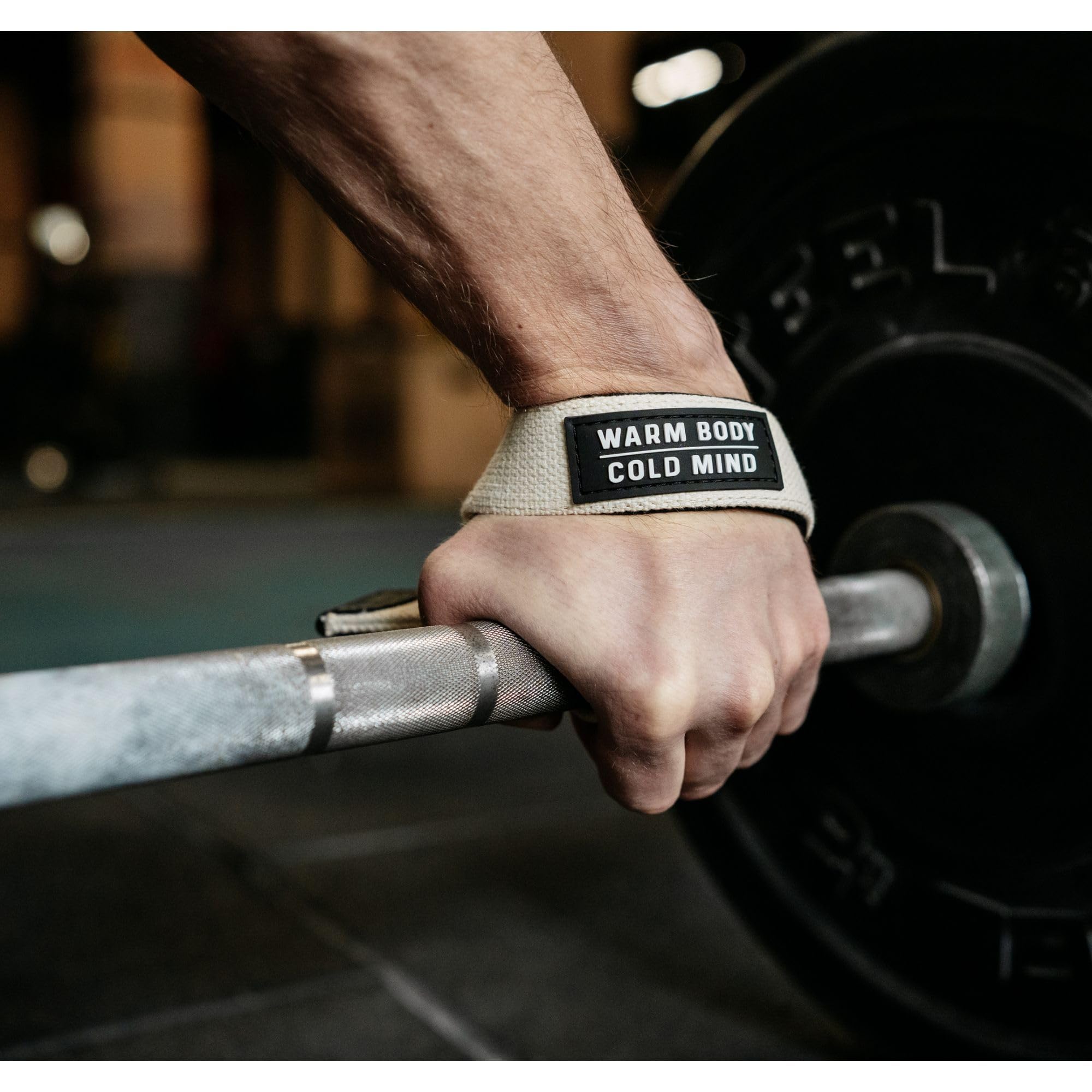 Warm Body Cold Mind V2 Cotton Lifting Wrist Straps for Weightlifting