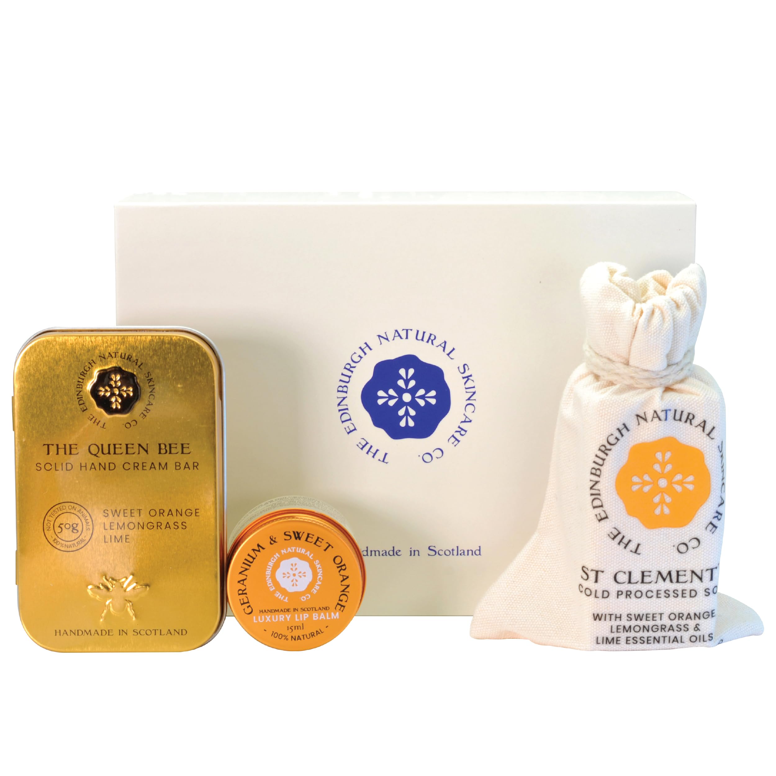 Jolof Store Luxury Botanical Gift Set | Natural Soap, Hand Cream & Lip Balm