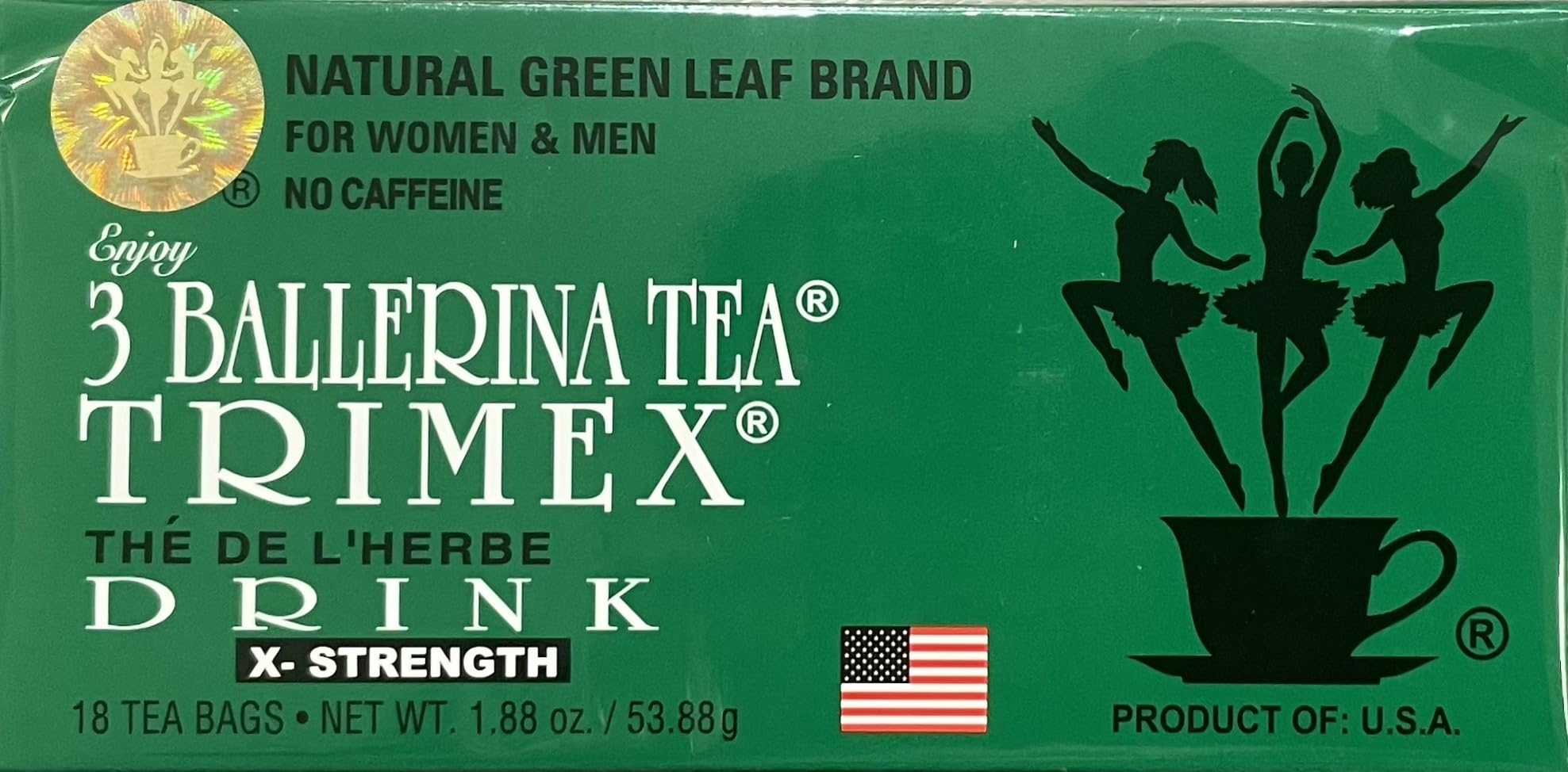 3 Ballerina Extra Strength Dieters Tea – Weight Loss Herbal Tea (5 Pack)