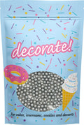 Silver Edible Shimmer Pearls – 500g Jumbo Cake Sprinkles