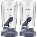 32oz Replacement Cups for NutriBullet 600W/900W (2-Pack)
