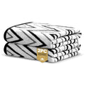 Rapport Home Helix Bath Sheets 2 Pack, 90x140cm 100% Cotton - Mono Black - image 1