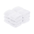 Superior Egyptian Cotton 6-Piece Face Towel Set - White, 900 GSM