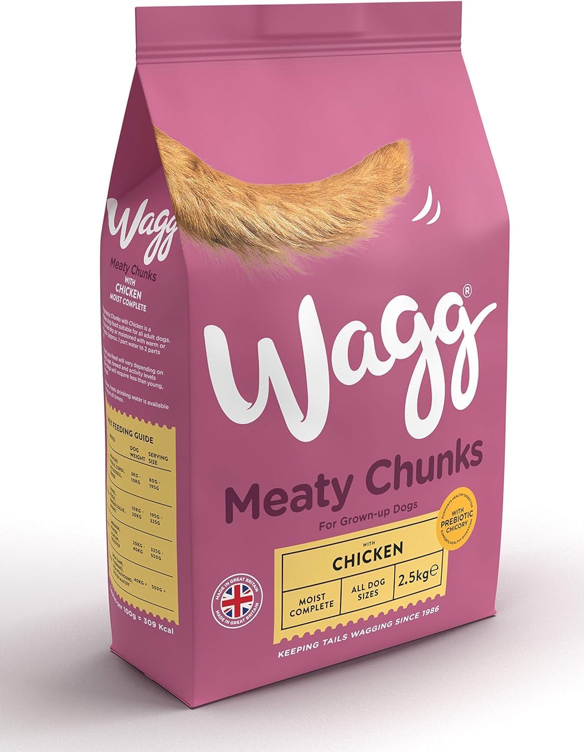 Chunks Complete Dry Adult Dog Food - Chicken & Veg, 10kg