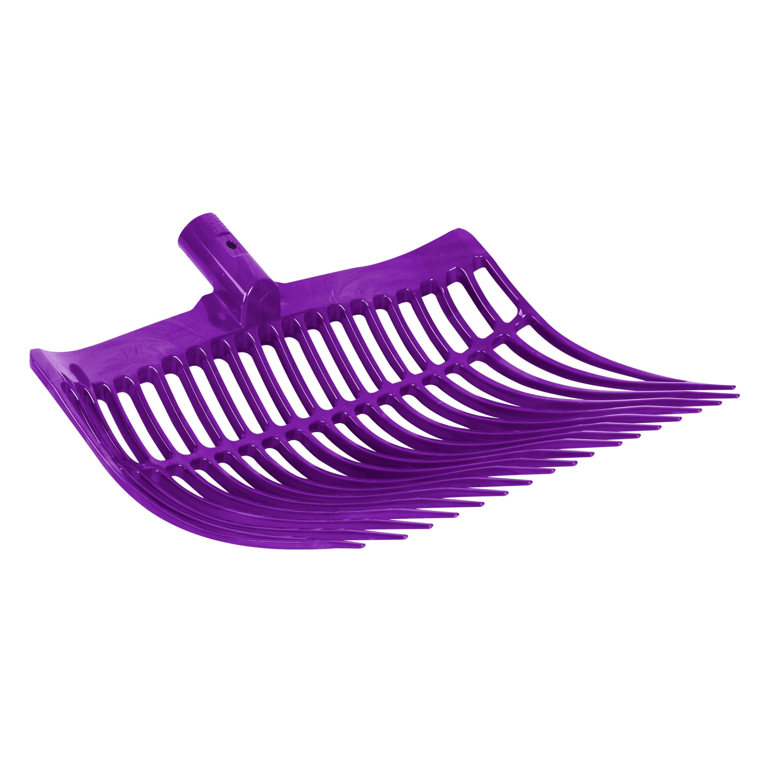 horizont Swedish Manure & Shavings Fork - 18-Prong Polycarbonate - Purple
