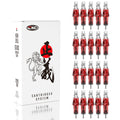 CNC 20Pcs Mixed Tattoo Cartridges – #10 Bugpin Curved Magnum Needles