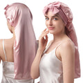 Umisleep 22 Momme Mulberry Silk Bonnet – Double Layer Long Hair Wrap