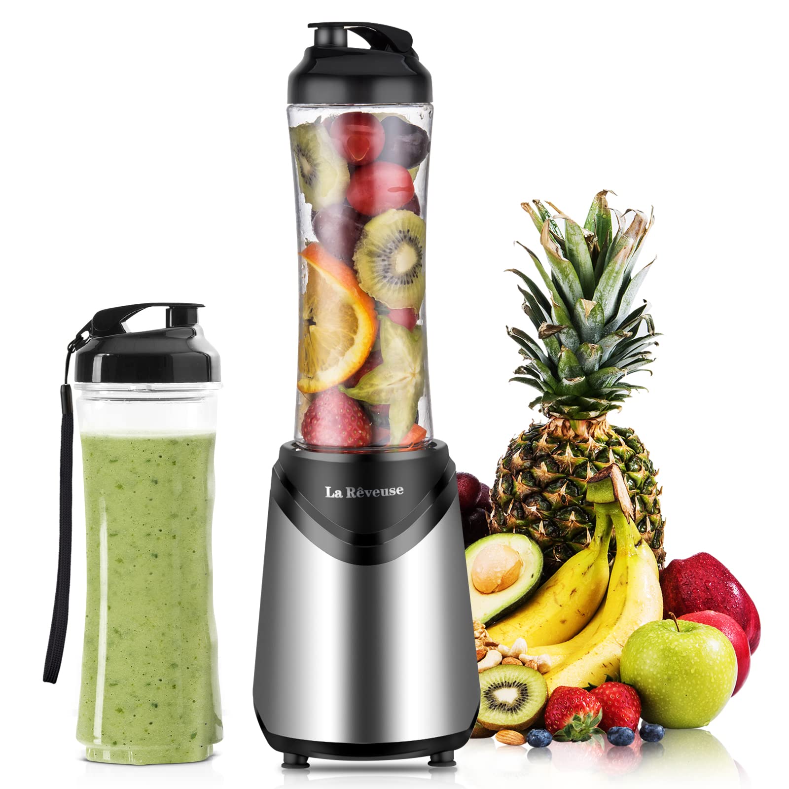 La Reveuse Personal Smoothie Blender | 300W with 2 Travel Bottles