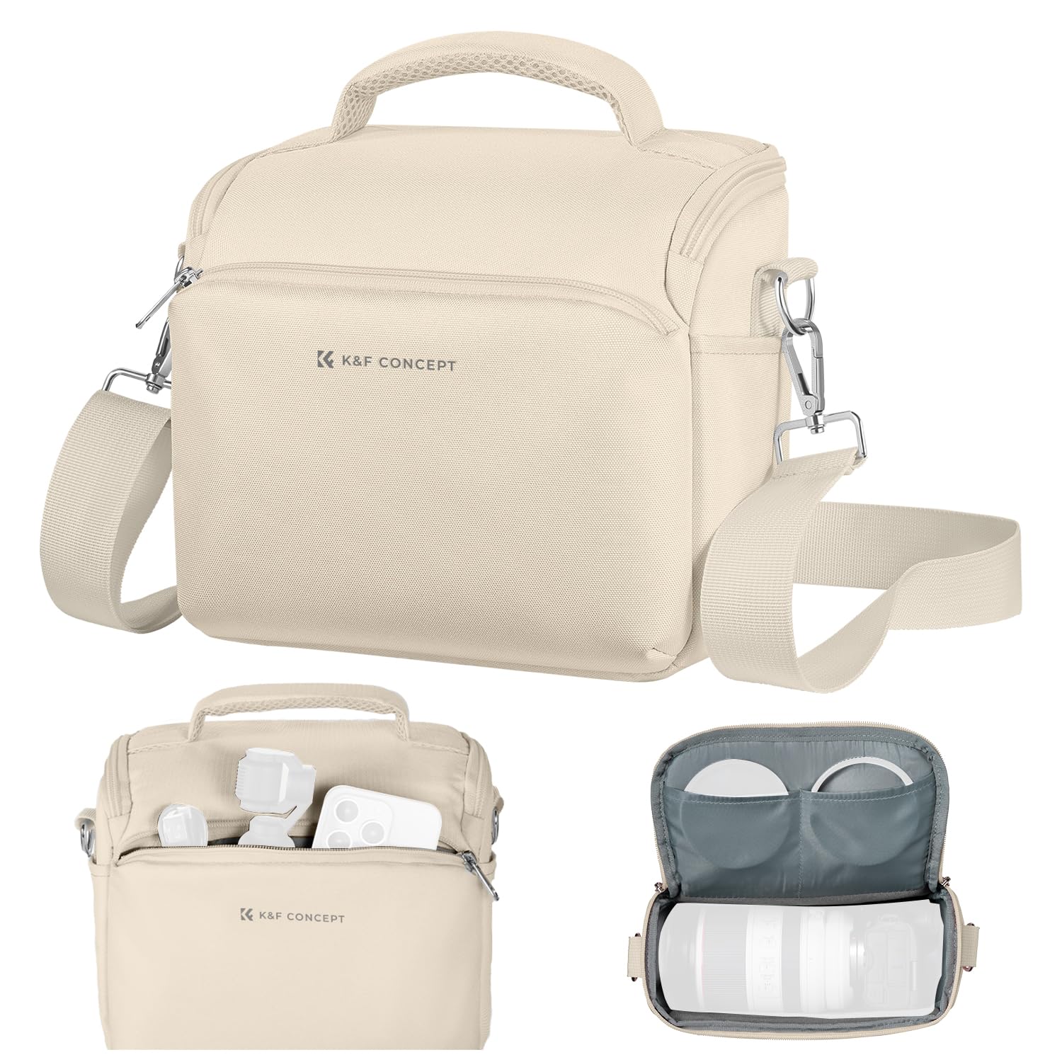 K&F CONCEPT Camera Sling Bag – Compact Crossbody Case for DSLR & Mirrorless